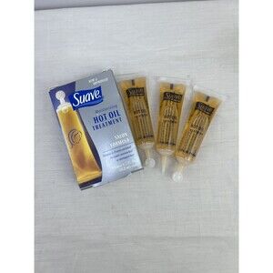 Suave Hot Oil‎ Moisturizing Treatment Salon Formula 0.5 Fl Oz Tubes 3 Packs NOS